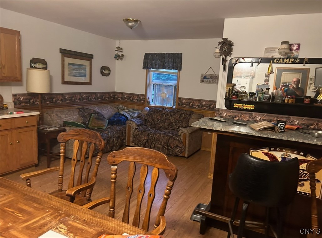 149 Blue Pike Road Rossie, NY 13642 - Photo 7 of 25 Open Kitchen and bar