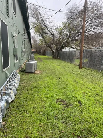 a living room with furniture and window