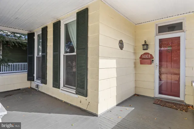 a view of an entryway with a door