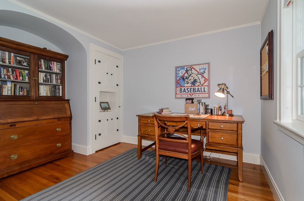 82 Whittier Road Wellesley, MA 02481 - Photo 15 of 28 a view of a workspace with furniture and window