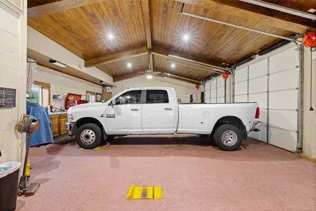 a view of car garage