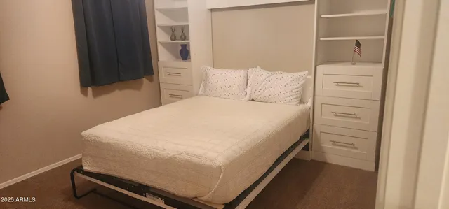 a close view of closet