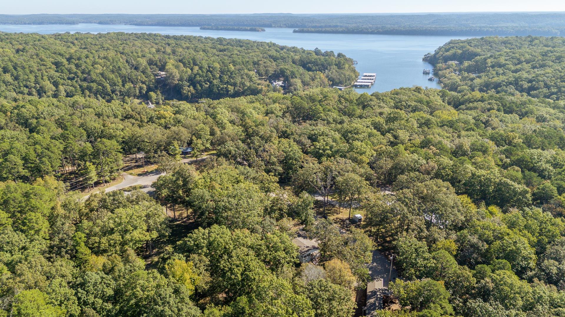 30 Chardonnay Way Counce, TN 38326 - Photo 3 of 37 an aerial view of a house with a lake view