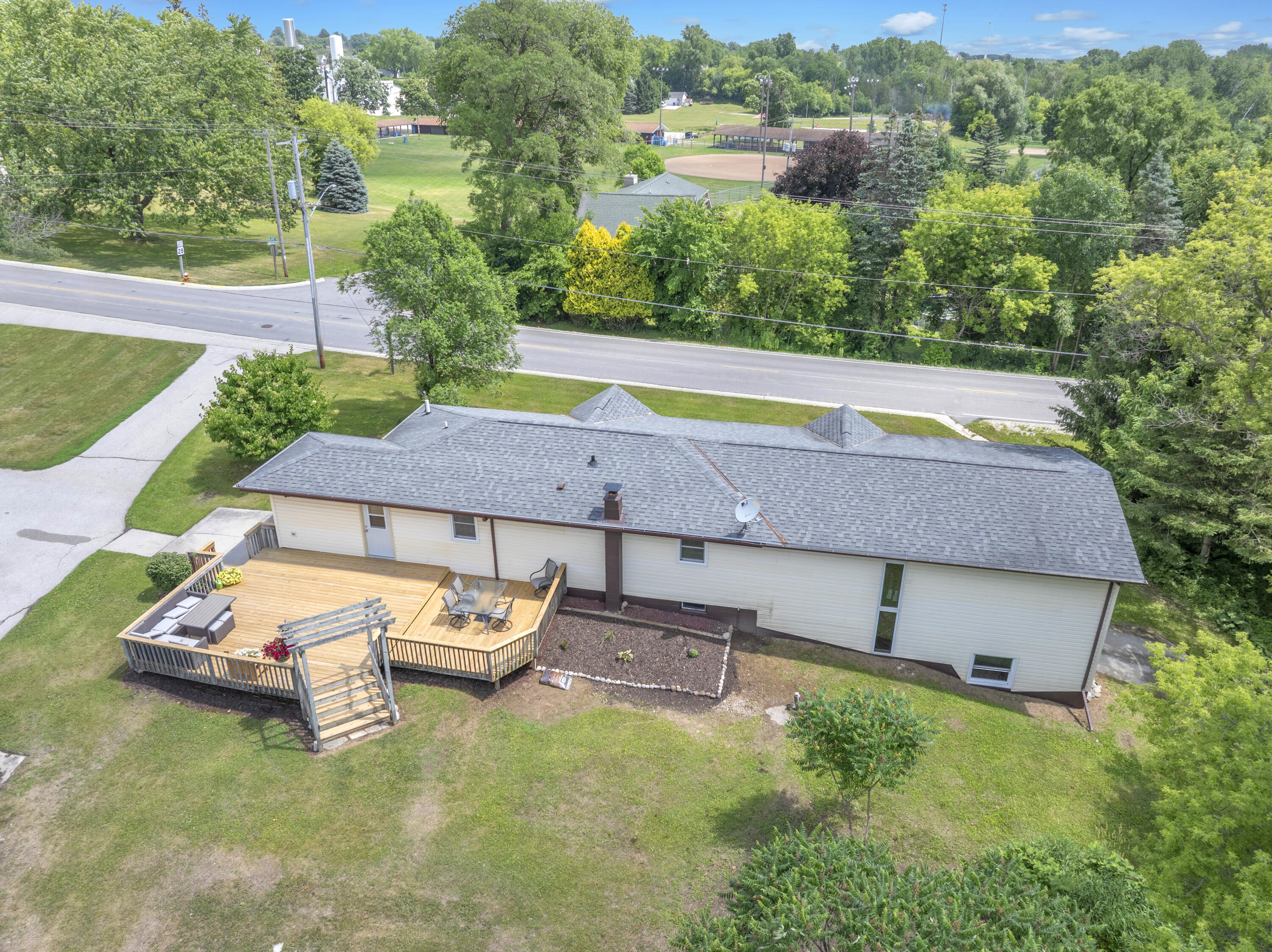 200 Lake Street Cascade, WI 53011 - Photo 27 of 36 Backyard Aerial 1
