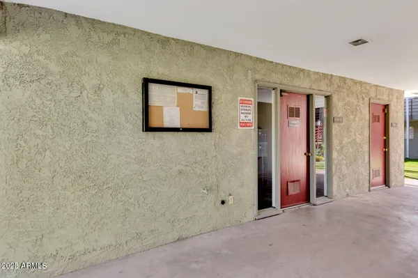 a view of an empty room