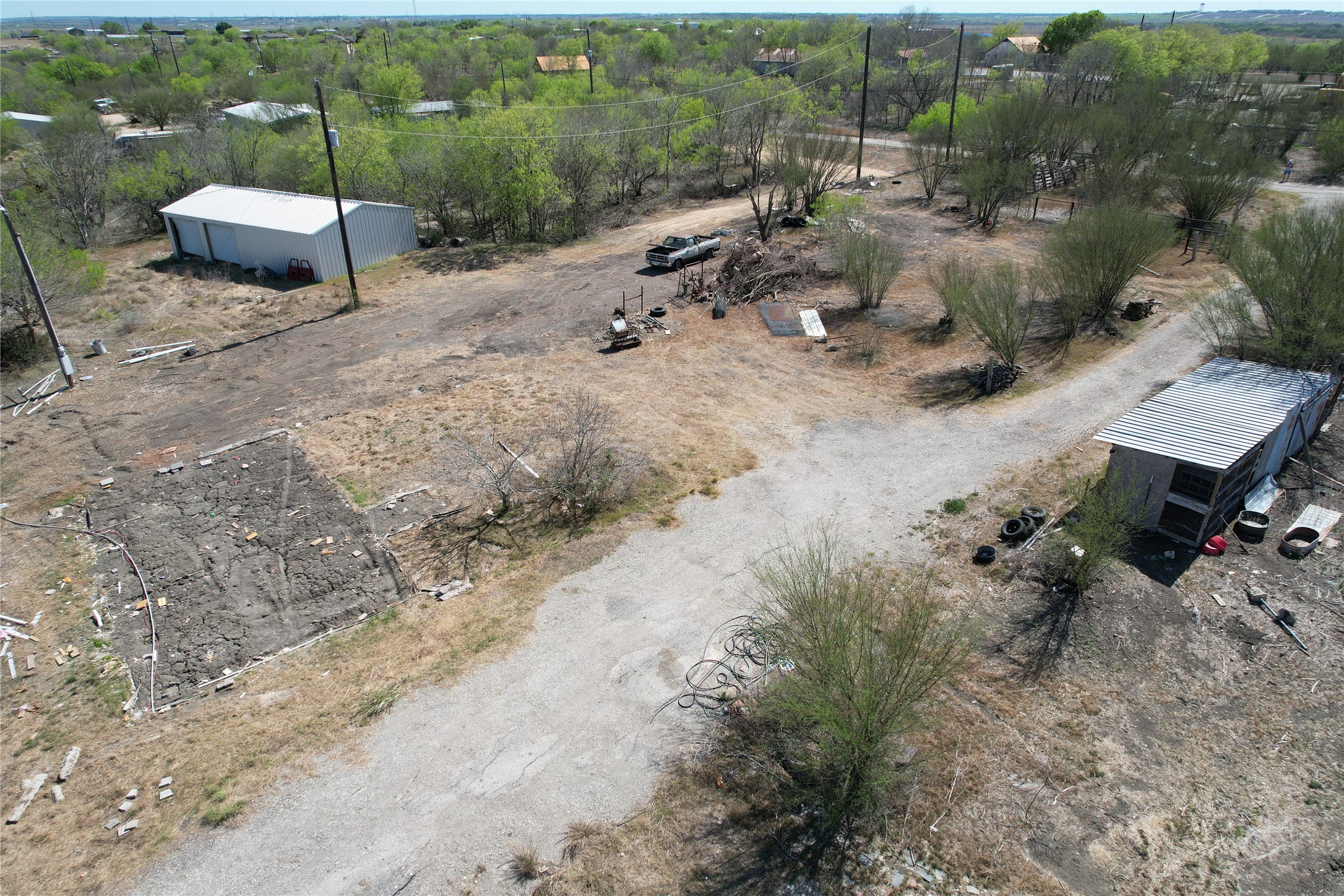 1205 Graef Road, Unit B Kyle, TX 78640 - Photo 7 of 18 an aerial view of a house with a yard