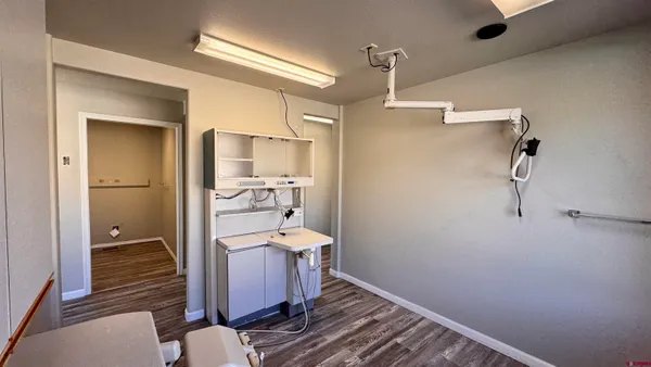 a utility room with a washer and dryer