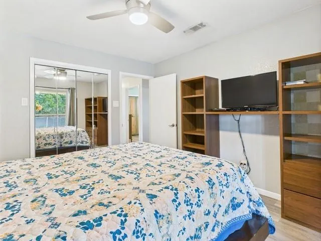 a backyard of a house