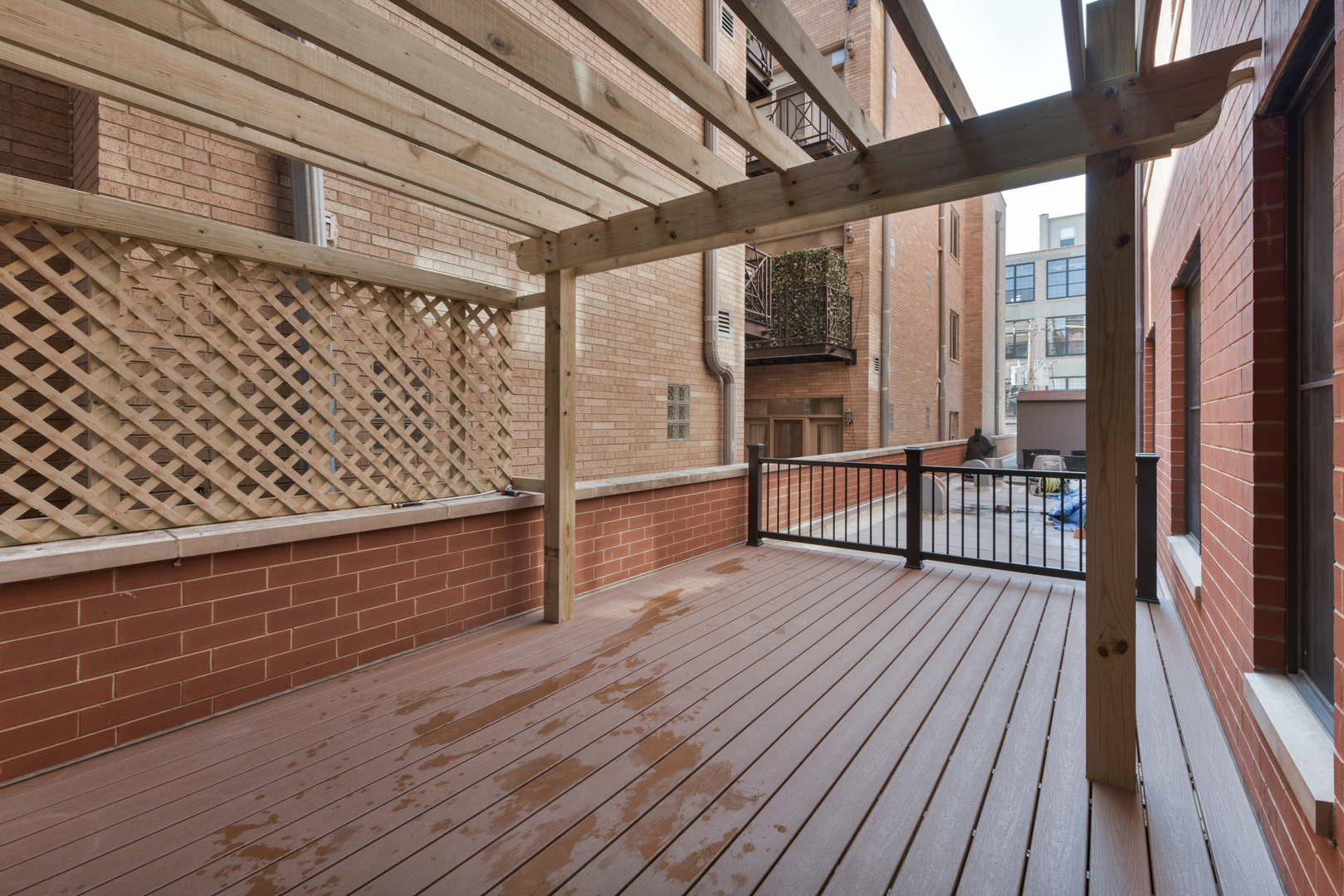 1355 West Washington Boulevard, Unit 2B Chicago, IL 60607 - Photo 15 of 16 a view of balcony with wooden floor