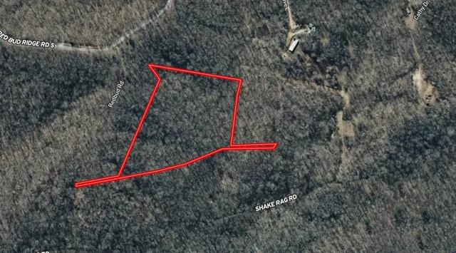 a bird view of a house