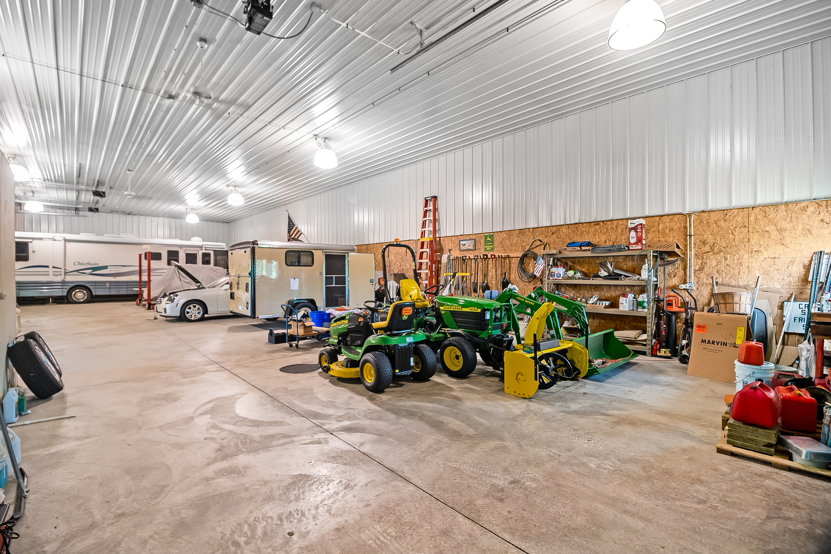 42W545 McDonald Road Elgin, IL 60124 - Photo 45 of 45 a view of a garage with parked cars