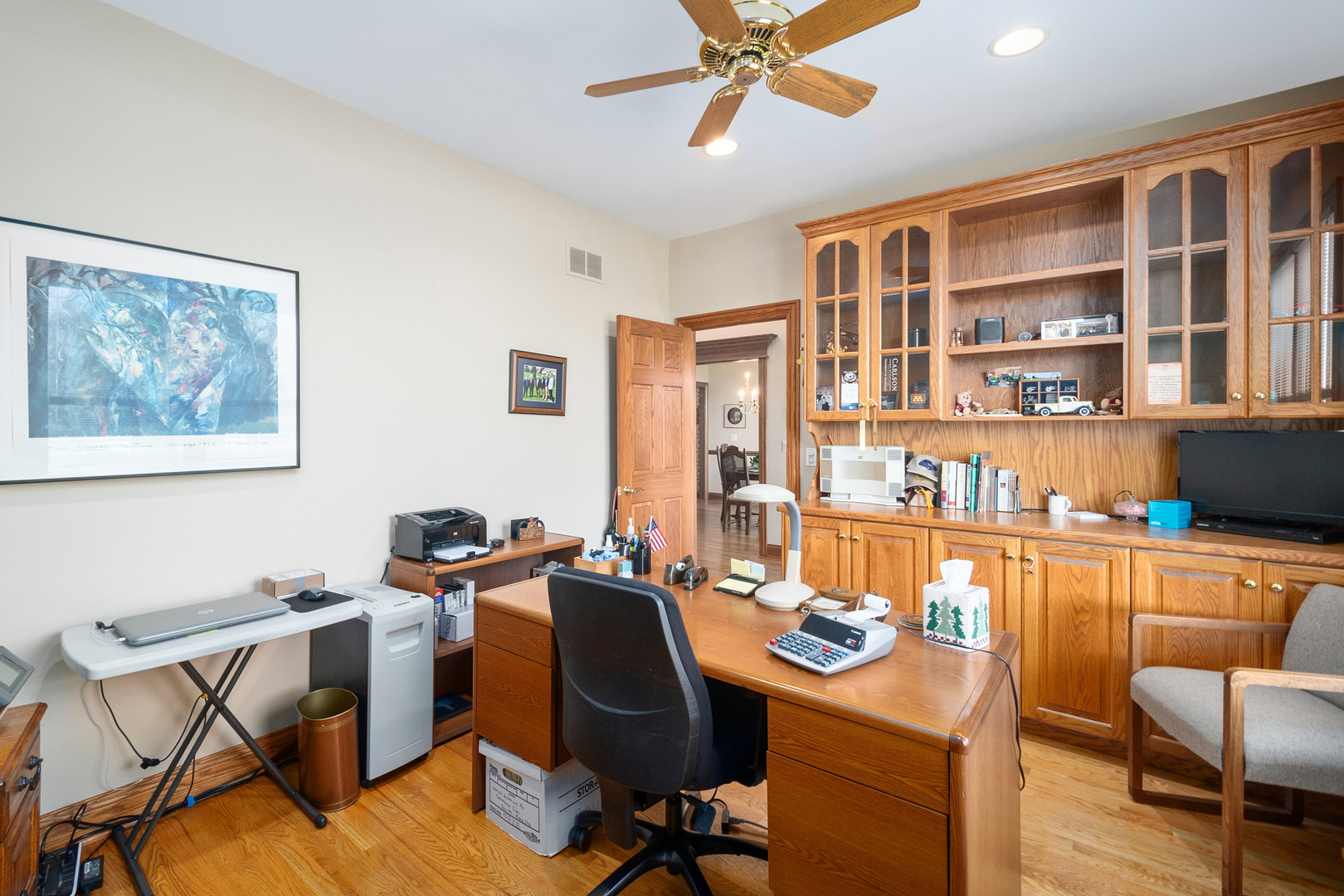 42W545 McDonald Road Elgin, IL 60124 - Photo 9 of 45 a view of a workspace with furniture and a workspace