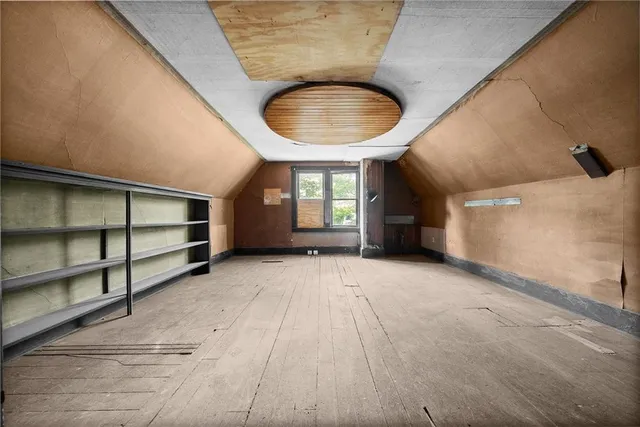 a view of a livingroom with a staircase