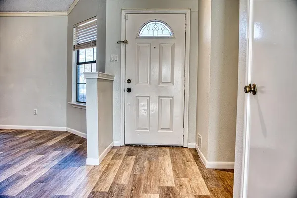 wooden floor in a gallery