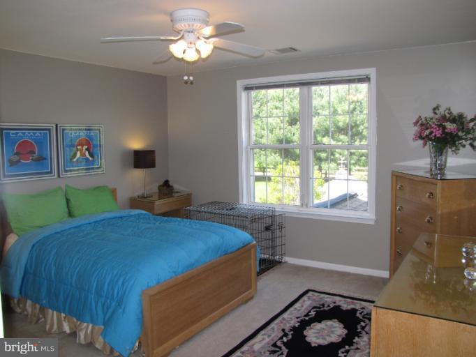 2208 Link Road Silver Spring, MD 20905 - Photo 15 of 30 a bedroom with a bed and a chandelier