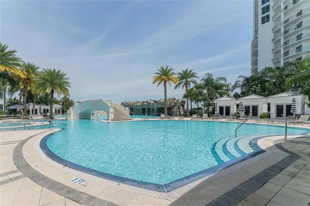 a view of building with garden