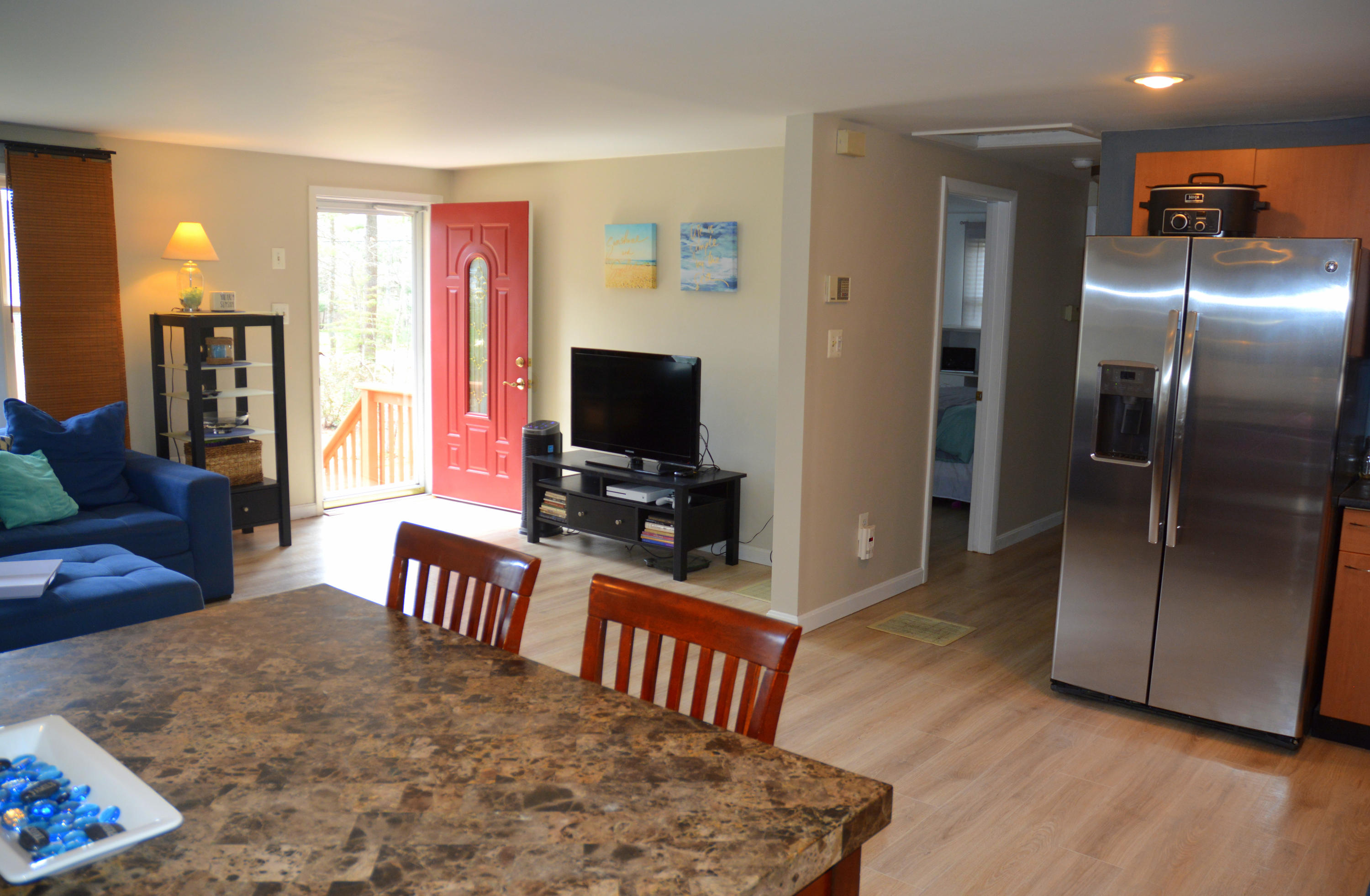 61 Papermill Road West Wareham, MA 02576 - Photo 7 of 20 a living room with furniture and a flat screen tv