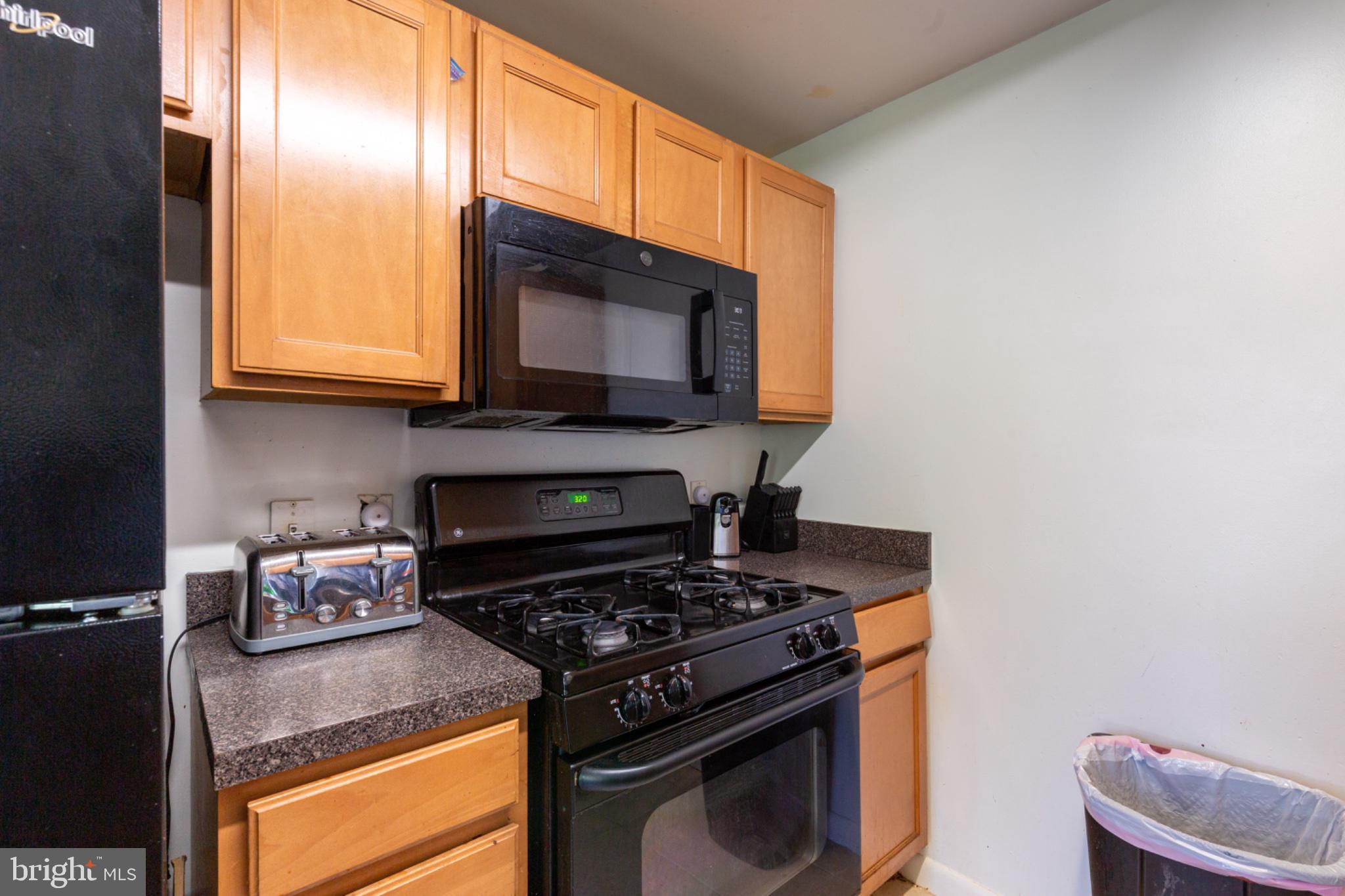 350 G Street Southwest, Unit N423 Washington, DC 20024 - Photo 19 of 43 Modern kitchen with warm wood tones.