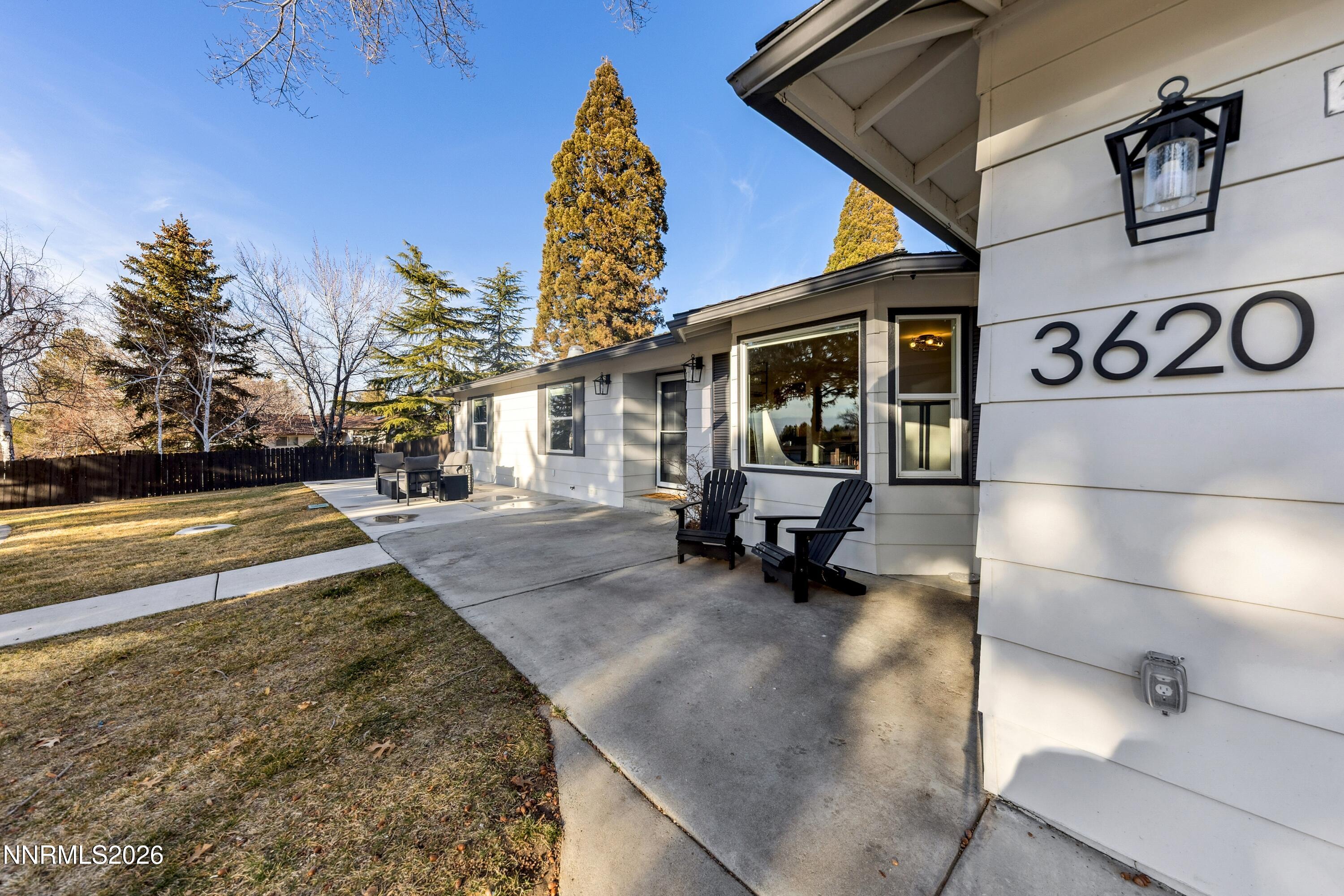 3620 East Hidden Valley Drive Reno, NV 89502 - Photo 15 of 67 a view of a backyard with sitting area