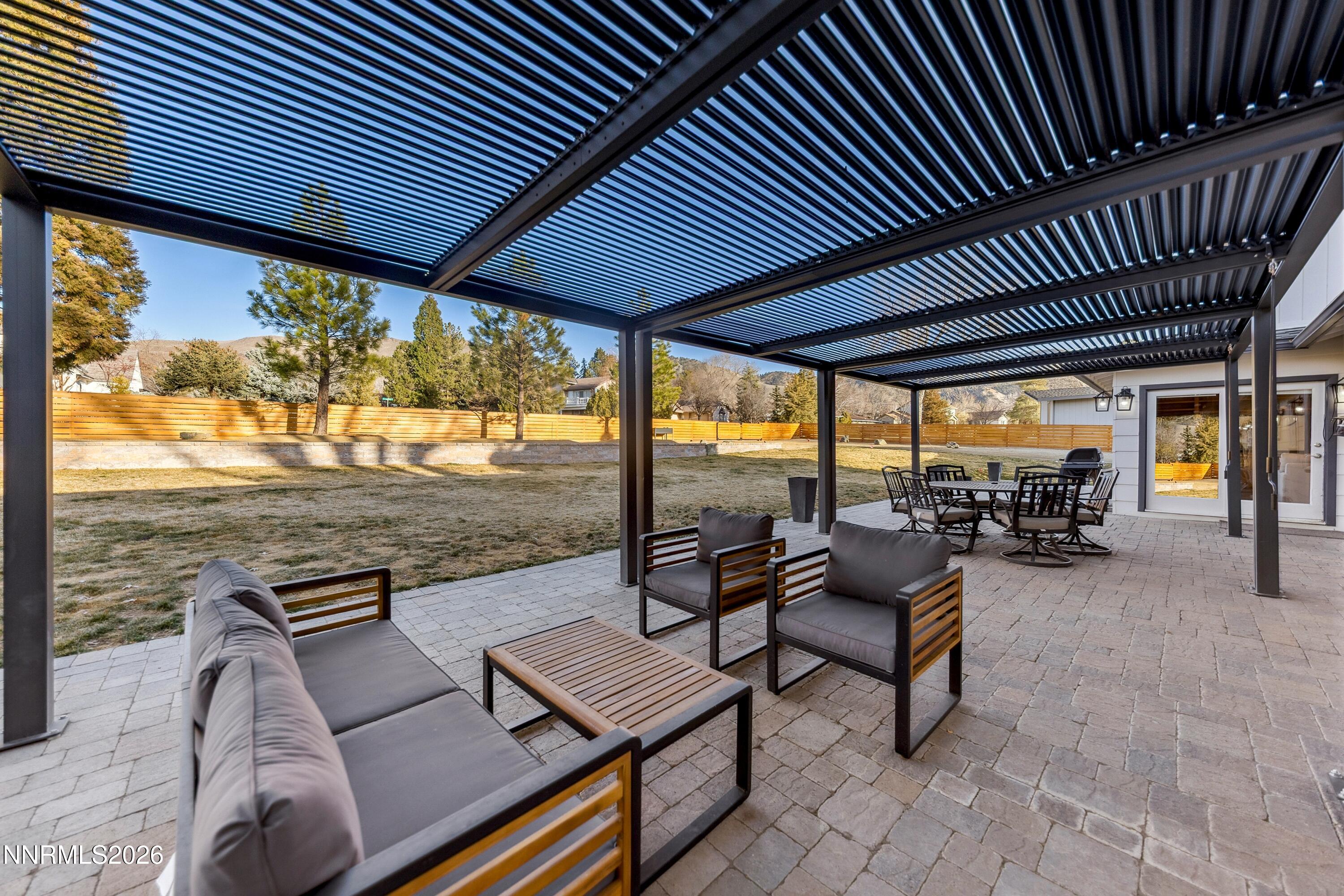 3620 East Hidden Valley Drive Reno, NV 89502 - Photo 52 of 67 a outdoor living space with furniture and garden view