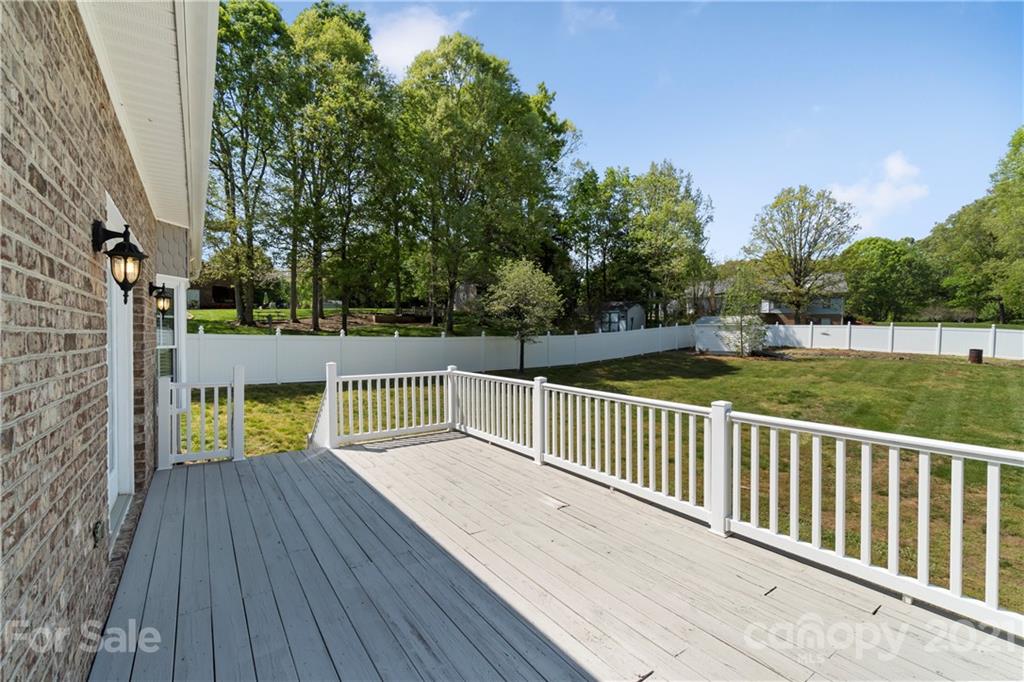 1466 Victorian Hills Circle Conover, NC 28613 - Photo 30 of 40 a view of balcony with deck and yard