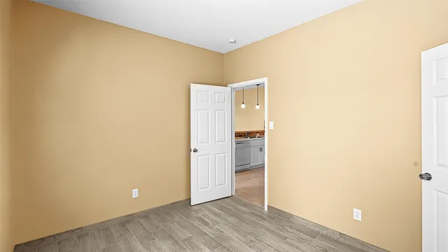 a view of an empty room