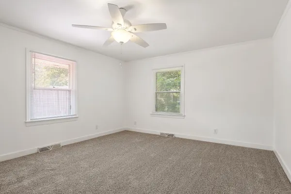 a view of a empty room