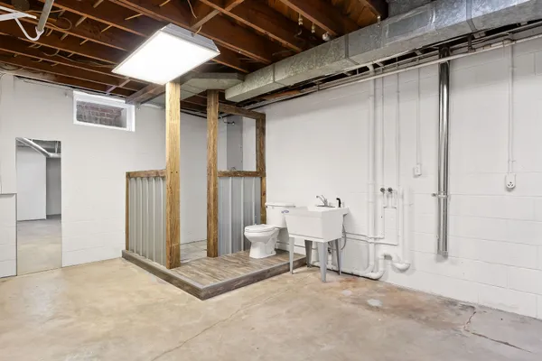 a view of closet area