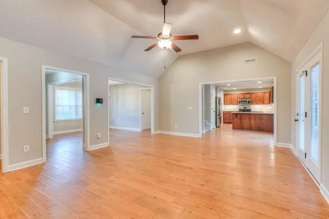 a view of livingroom with hardwood floor