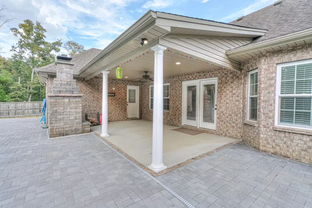 a view of a house with a outdoor space