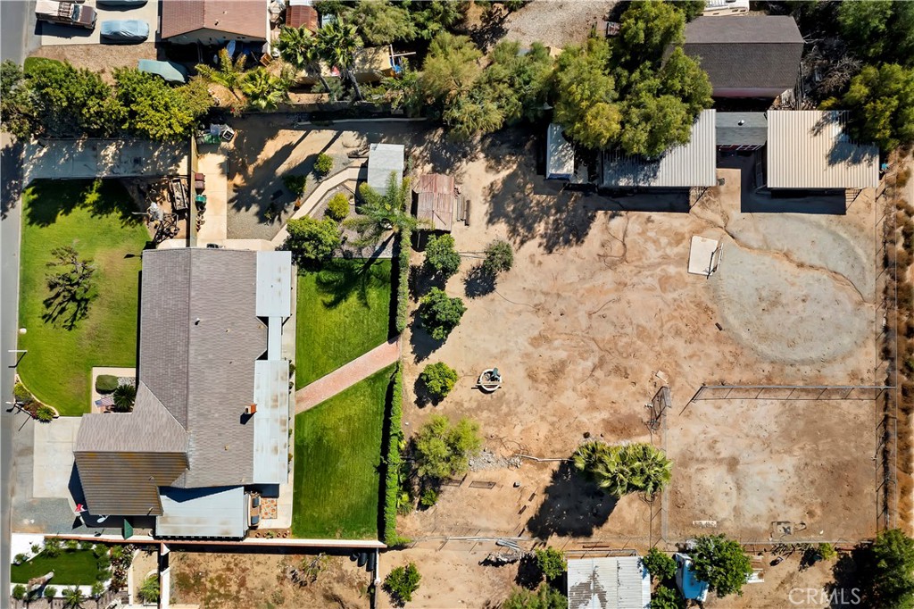 17411 Kaison Circle Riverside, CA 92508 - Photo 47 of 51 an aerial view of a house with a yard and large trees