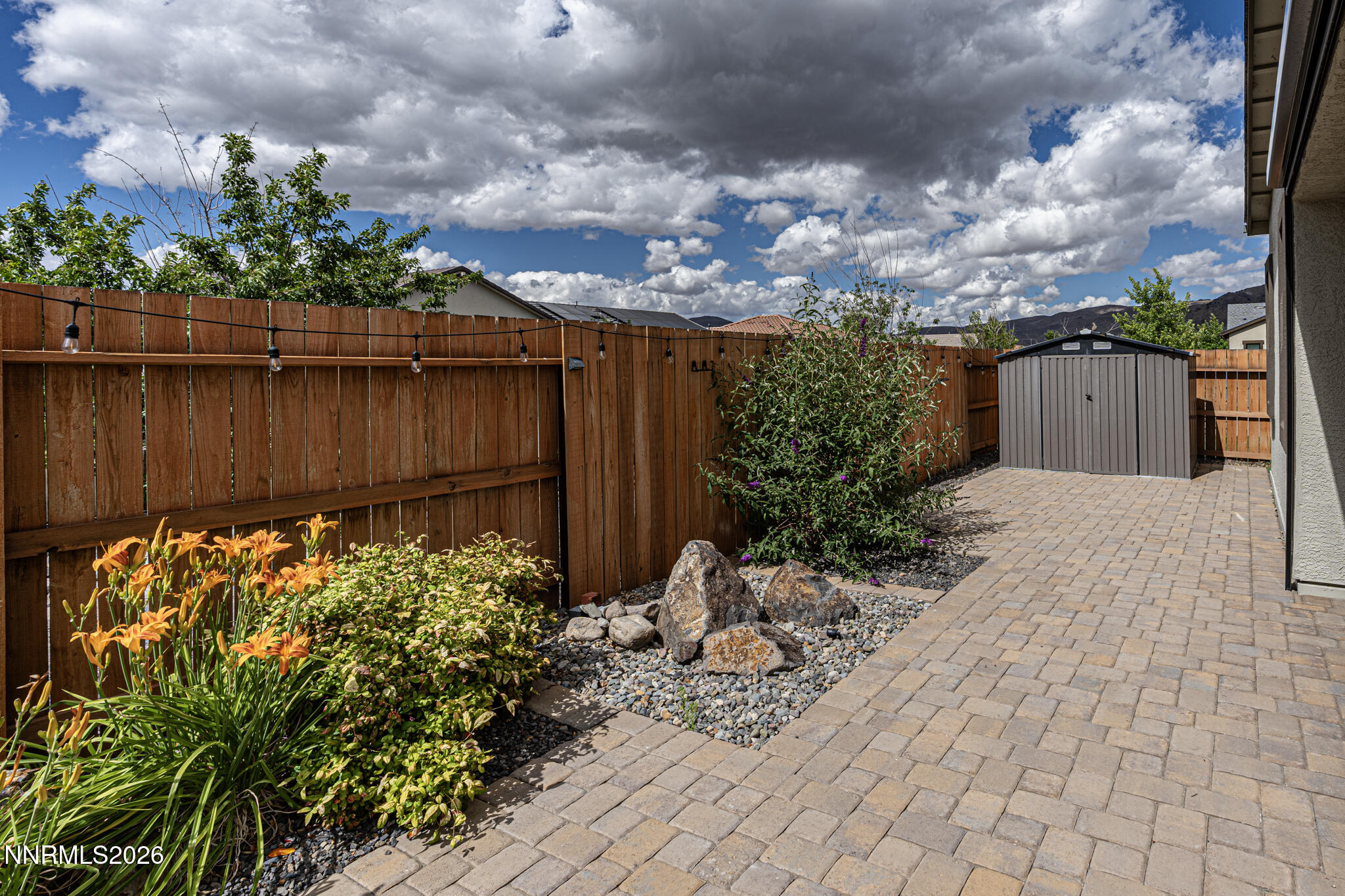 2109 Cast Iron Drive Reno, NV 89521 - Photo 29 of 35 a view of a garden with wooden fence