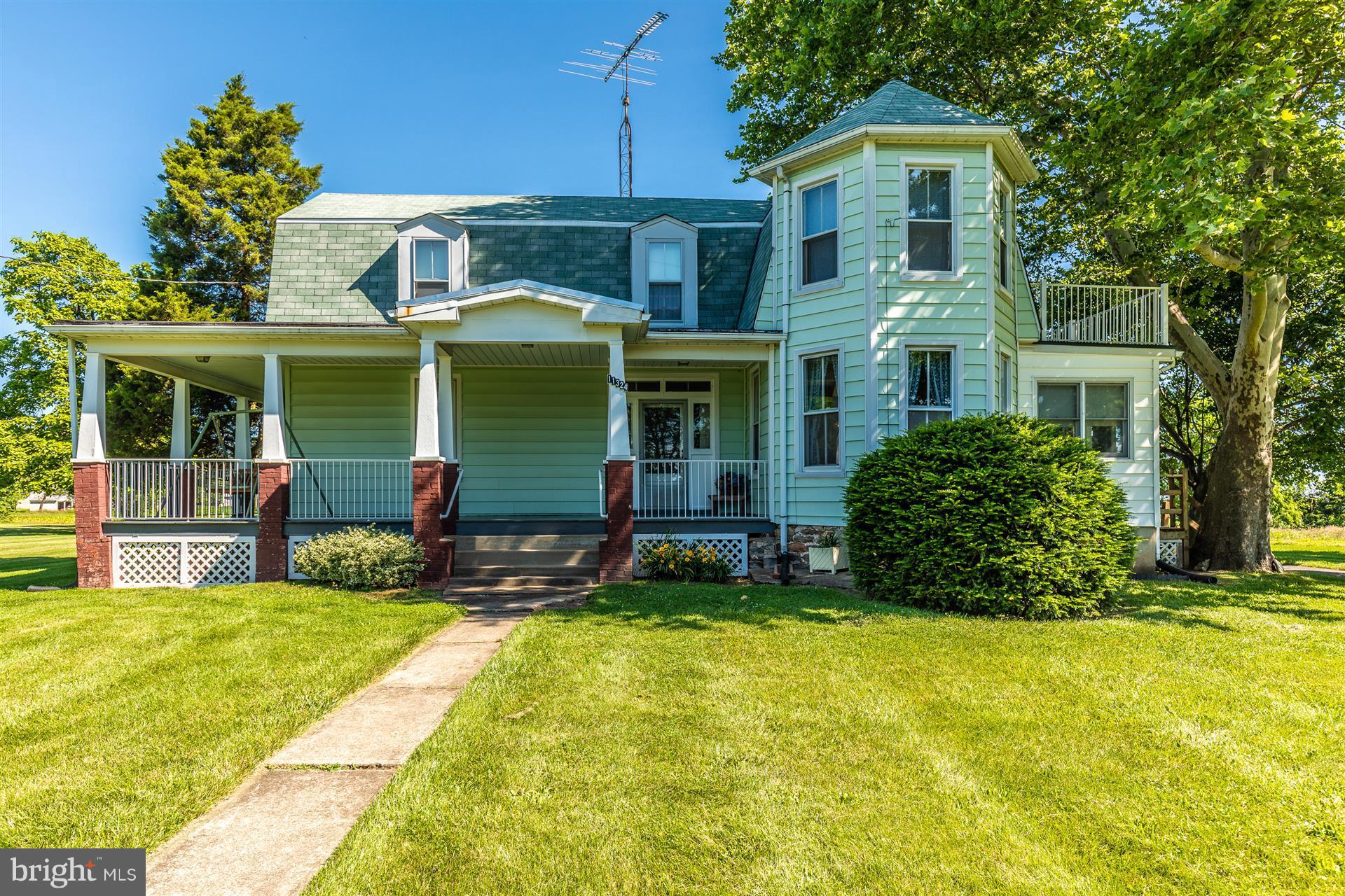 Enjoy the wraparound porch - and balcony!
