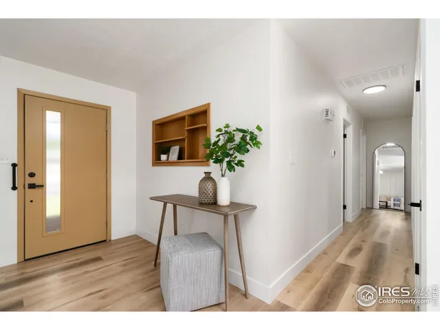 a view interior of a house and wooden floor