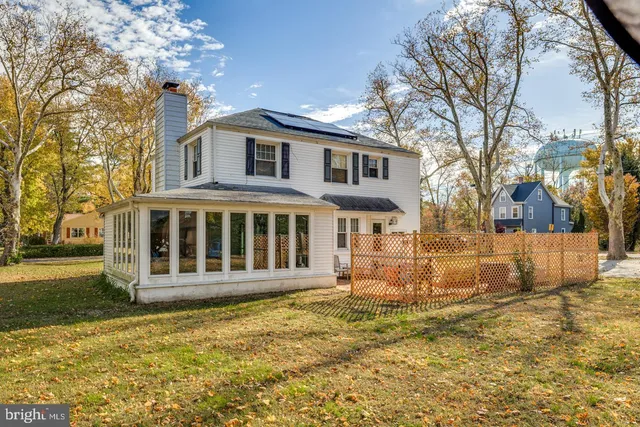 a view of a house with a patio