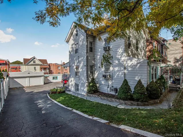 a view of a city with tall buildings