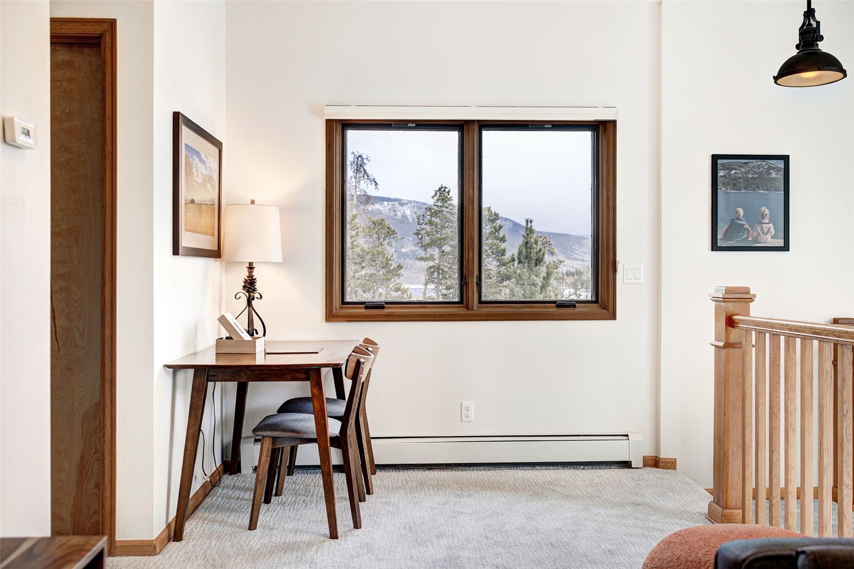 3710 Ryan Gulch Road, Unit 378 Silverthorne, CO 80498 - Photo 16 of 31 Carpeted office featuring baseboard heating