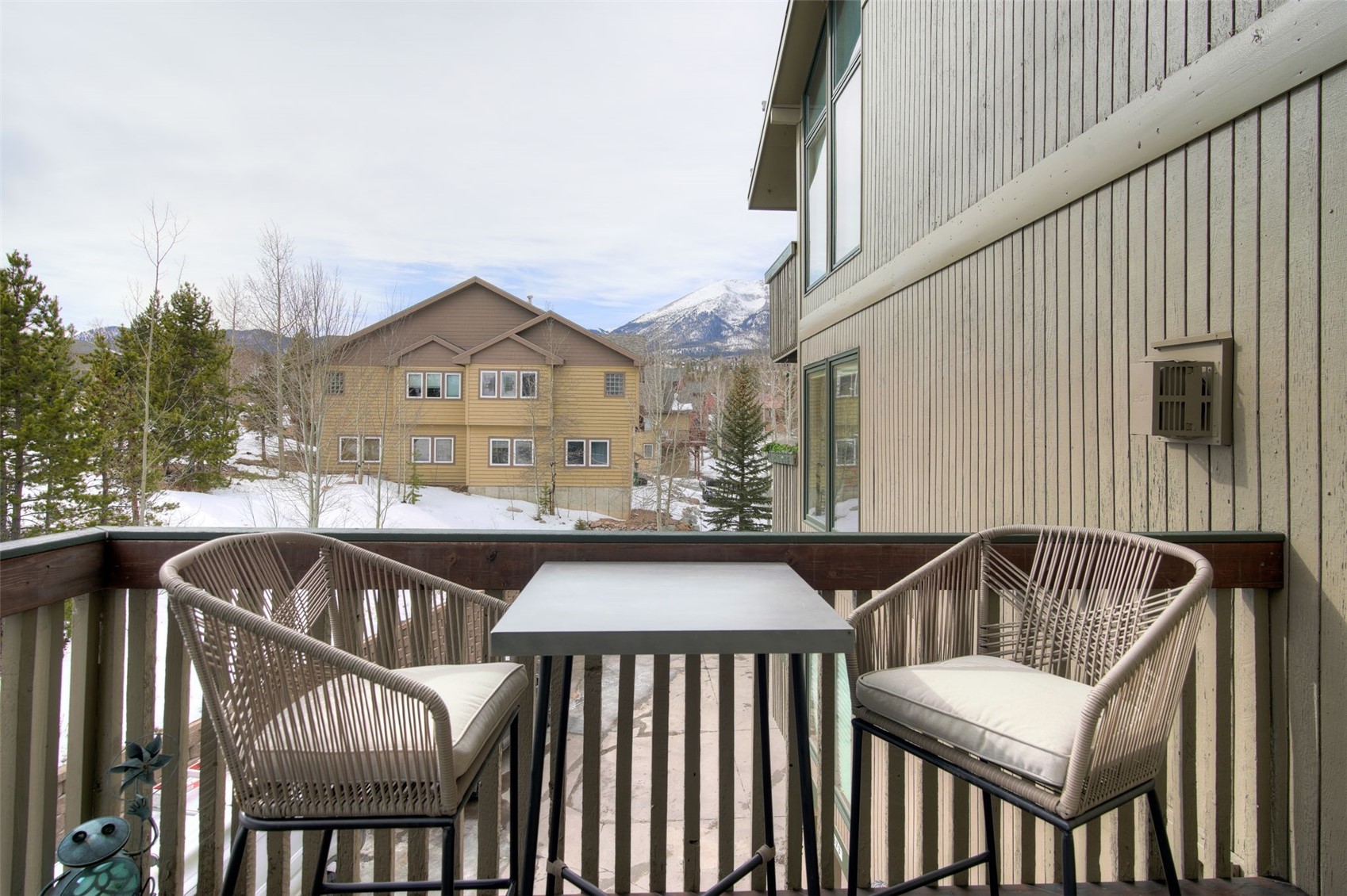 3710 Ryan Gulch Road, Unit 378 Silverthorne, CO 80498 - Photo 30 of 31 Balcony featuring a mountain view