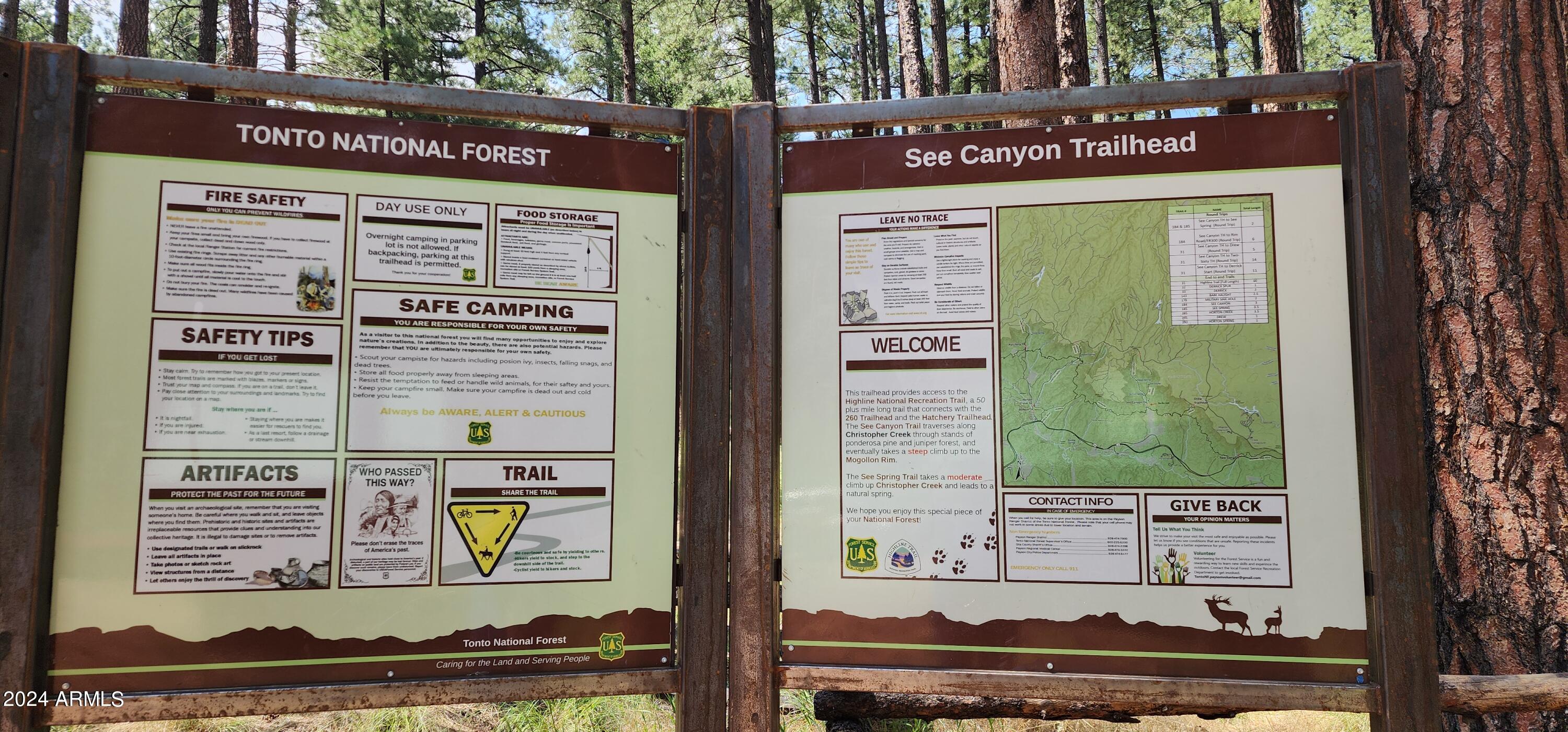 1144 Christopher Creek Loop Christopher Creek, AZ 85541 - Photo 38 of 43 sign