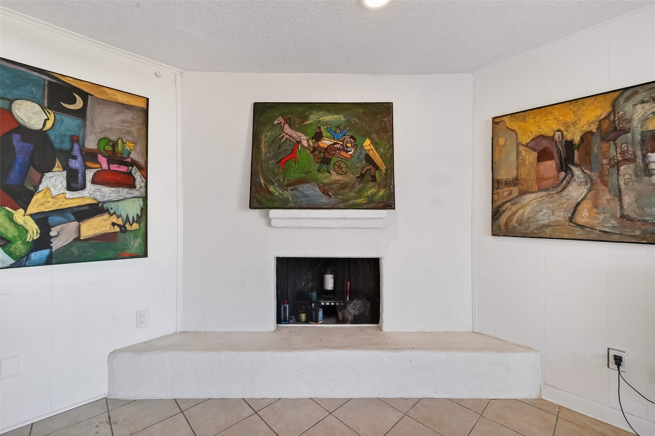 7014 Concho Street Houston, TX 77074 - Photo 9 of 46 Wood burning fireplace