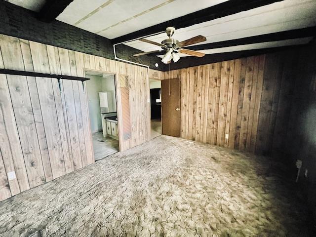 5208 9th Street Keyes, CA 95328 - Photo 17 of 35 a view of empty room with wooden walls
