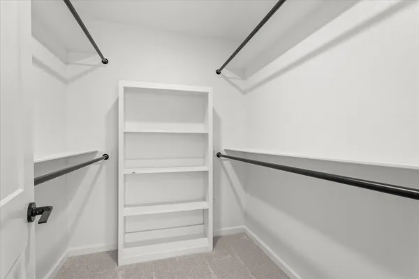 a view of walk in closet