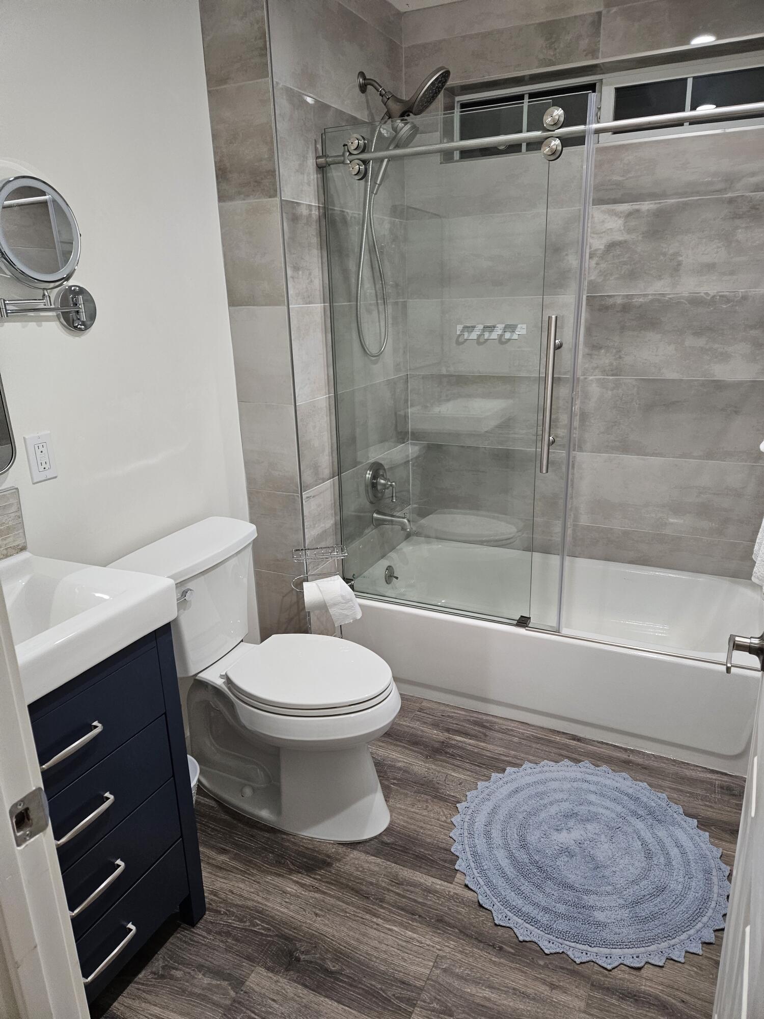 4884 Avenida Del Sol Joshua Tree, CA 92252 - Photo 15 of 18 a bathroom with a toilet and a shower