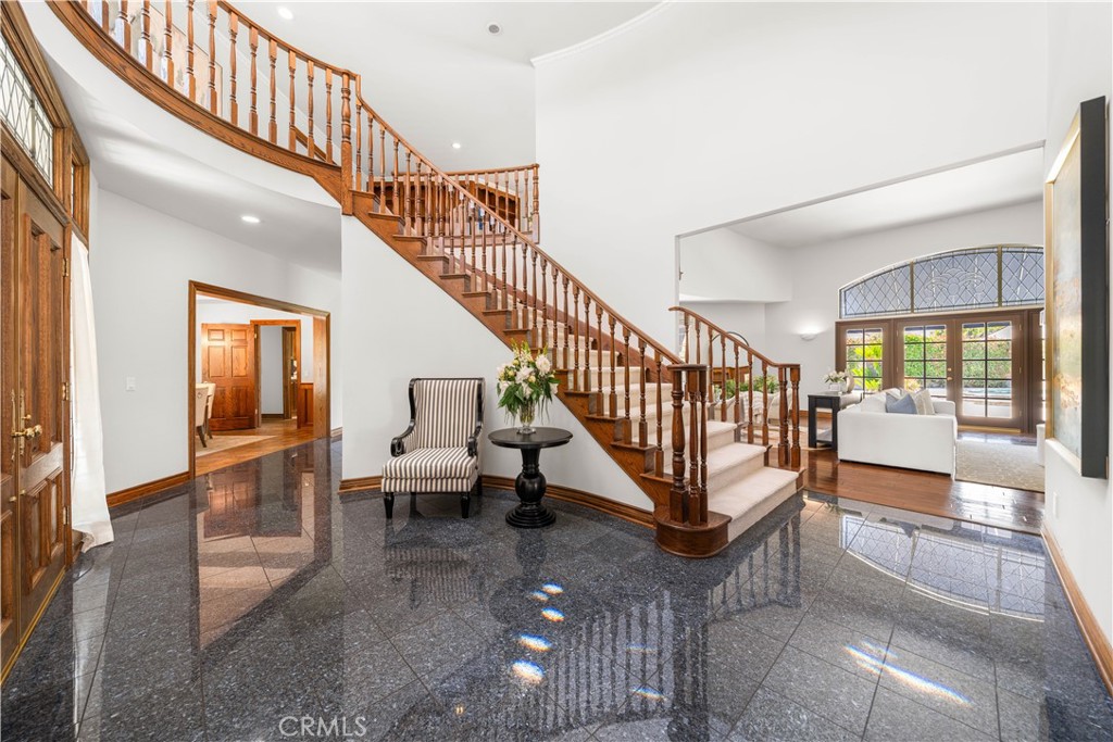 519 Connie Rae Way Arcadia, CA 91006 - Photo 13 of 71 a view of staircase with furniture and a rug