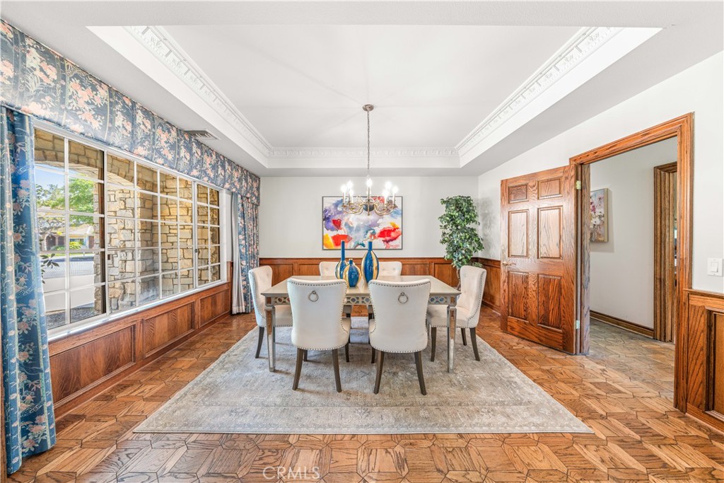 519 Connie Rae Way Arcadia, CA 91006 - Photo 14 of 71 a view of a dining room with furniture window and wooden floor