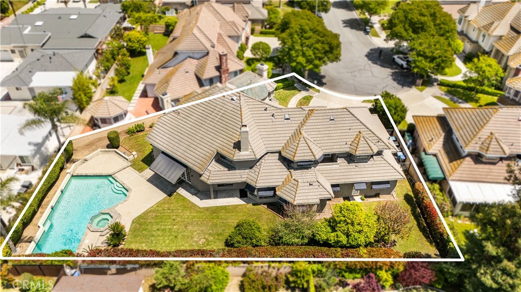 519 Connie Rae Way Arcadia, CA 91006 - Photo 65 of 71 an aerial view of residential house with outdoor space and swimming pool