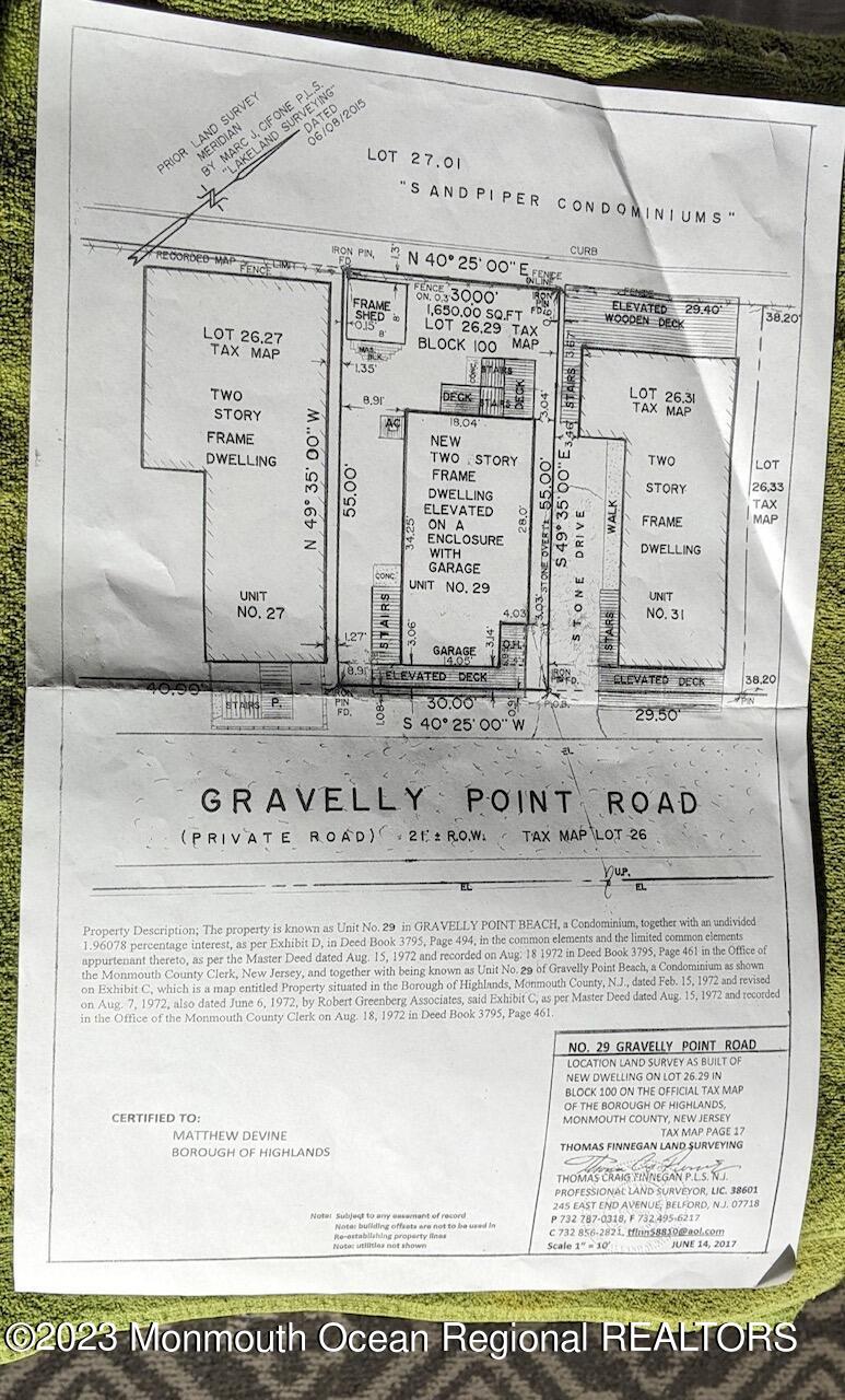 29 Gravelly Point Road Highlands, NJ 07732 - Photo 56 of 57 29gravellyptSURVEY