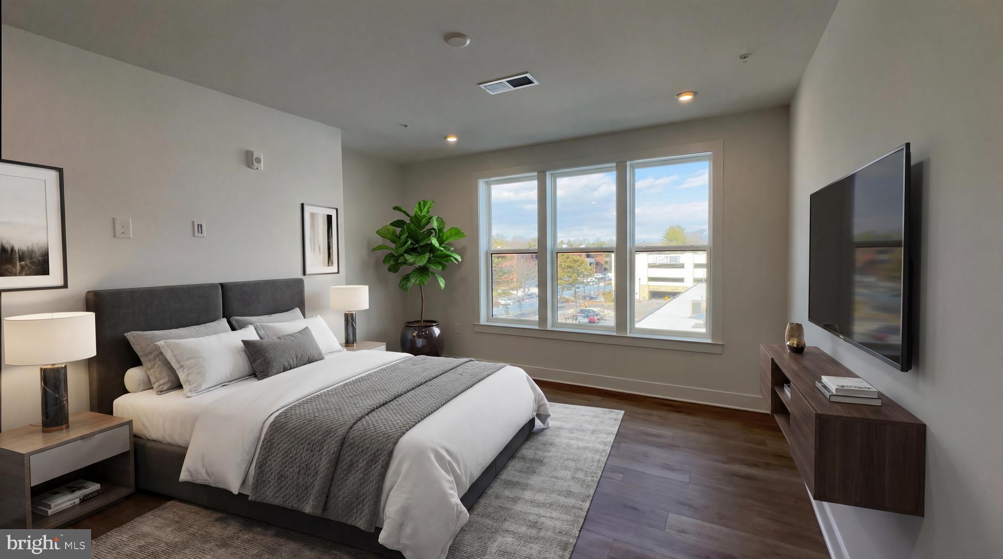 1141 Fortune Terrace, Unit 406 Potomac, MD 20854 - Photo 4 of 23 Virtually Staged Primary Bedroom