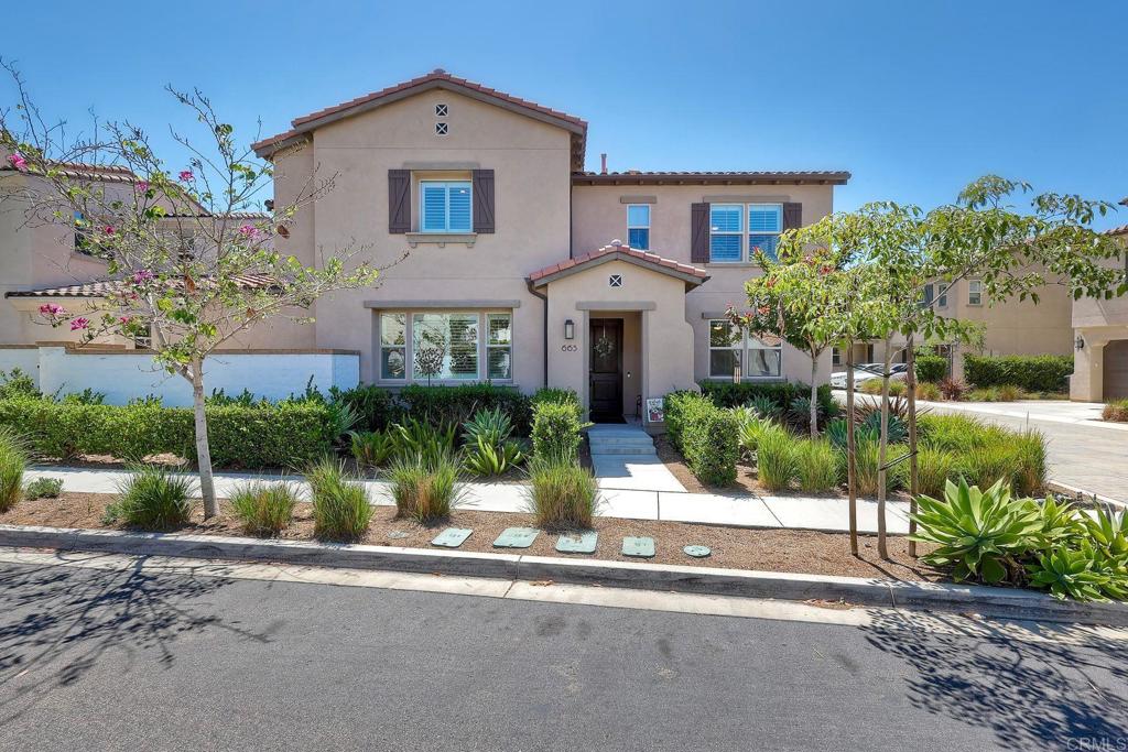665 Gemstone Drive San Marcos, CA 92078 - Photo 2 of 49 front view of house with a yard