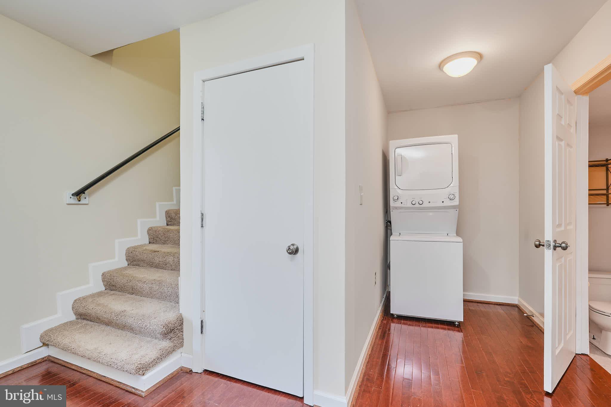 3318 Memorial Street Alexandria, VA 22306 - Photo 22 of 49 a view of a hallway with wooden floor and entryway